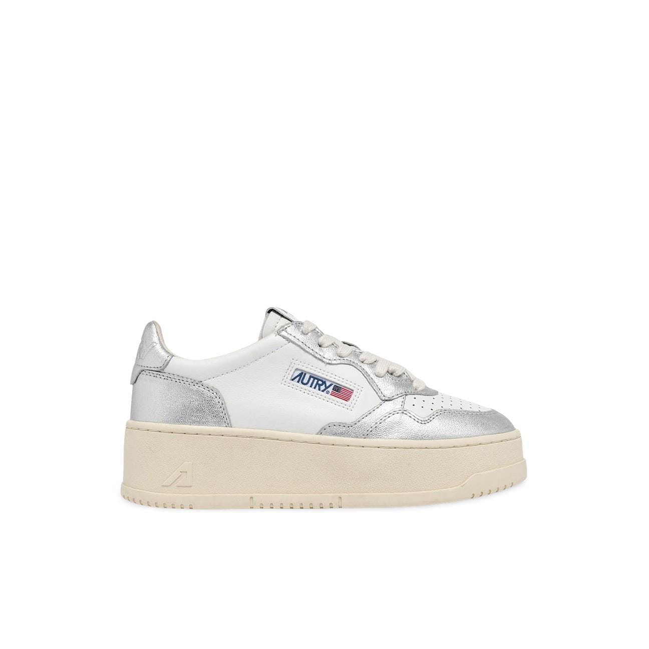 AUTRY Sneakers Medalist Paltform WB18 Argento