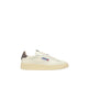 AUTRY Sneakers uomo Dallas Low in pelle Bianco e Morel