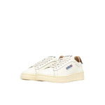 AUTRY Sneakers uomo Dallas Low in pelle Bianco e Morel