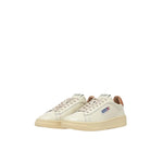 AUTRY Sneakers uomo Dallas Low in pelle Bianco e Sugar