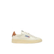 Sneakers uomo Dallas Low in pelle Bianco e Sugar