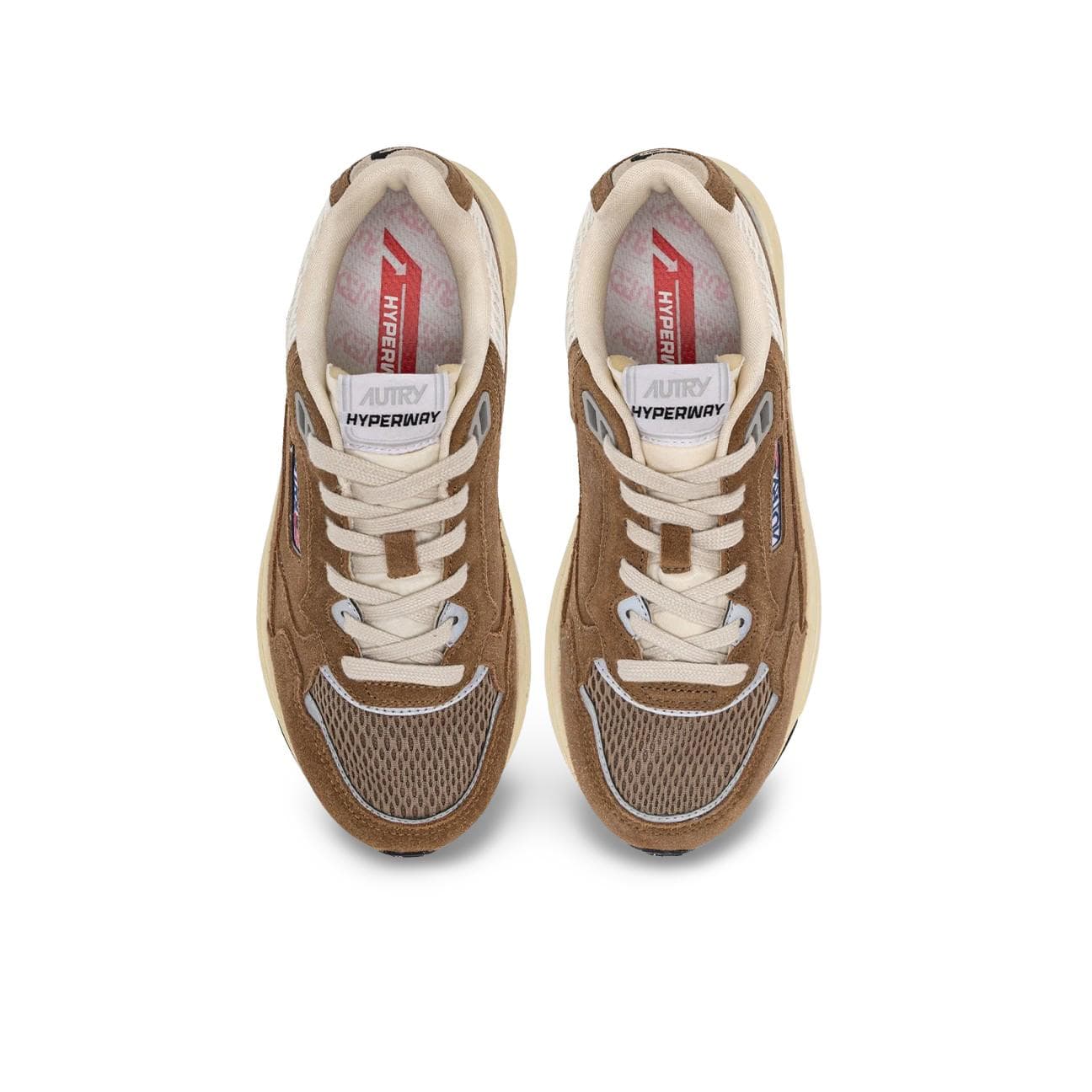 AUTRY Sneakers uomo Hyperway in suede Cigar