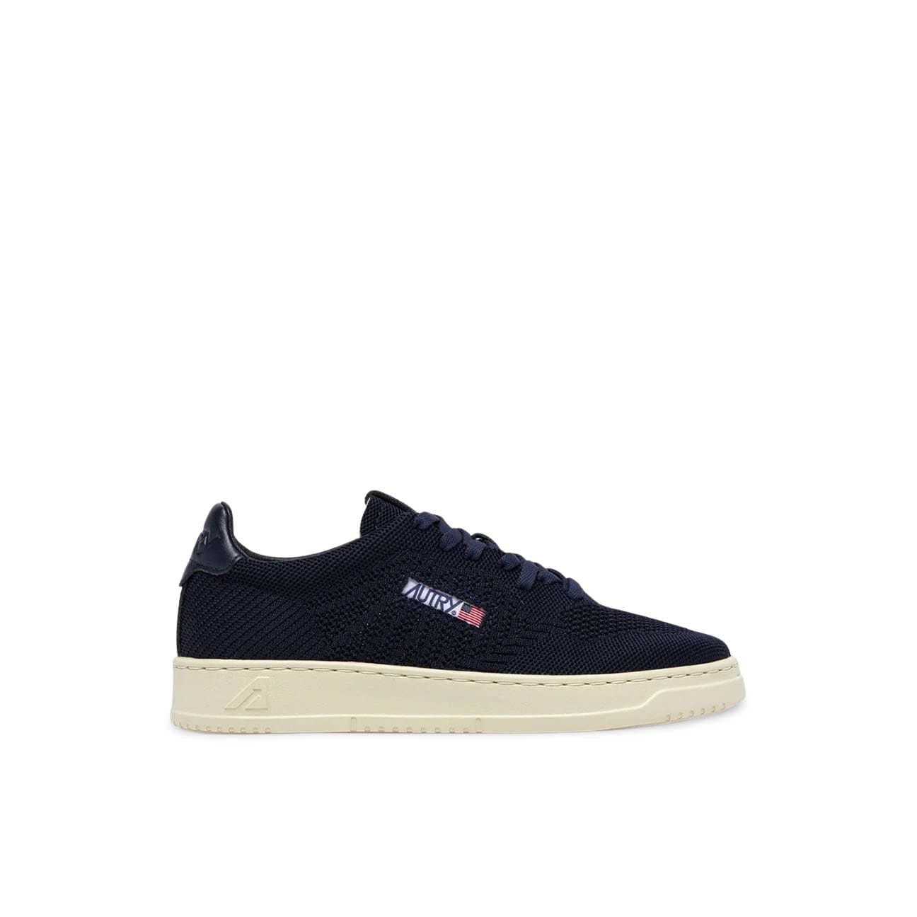 AUTRY Sneakers uomo Medalist Easeknit KB05 low Marrone e Avorio