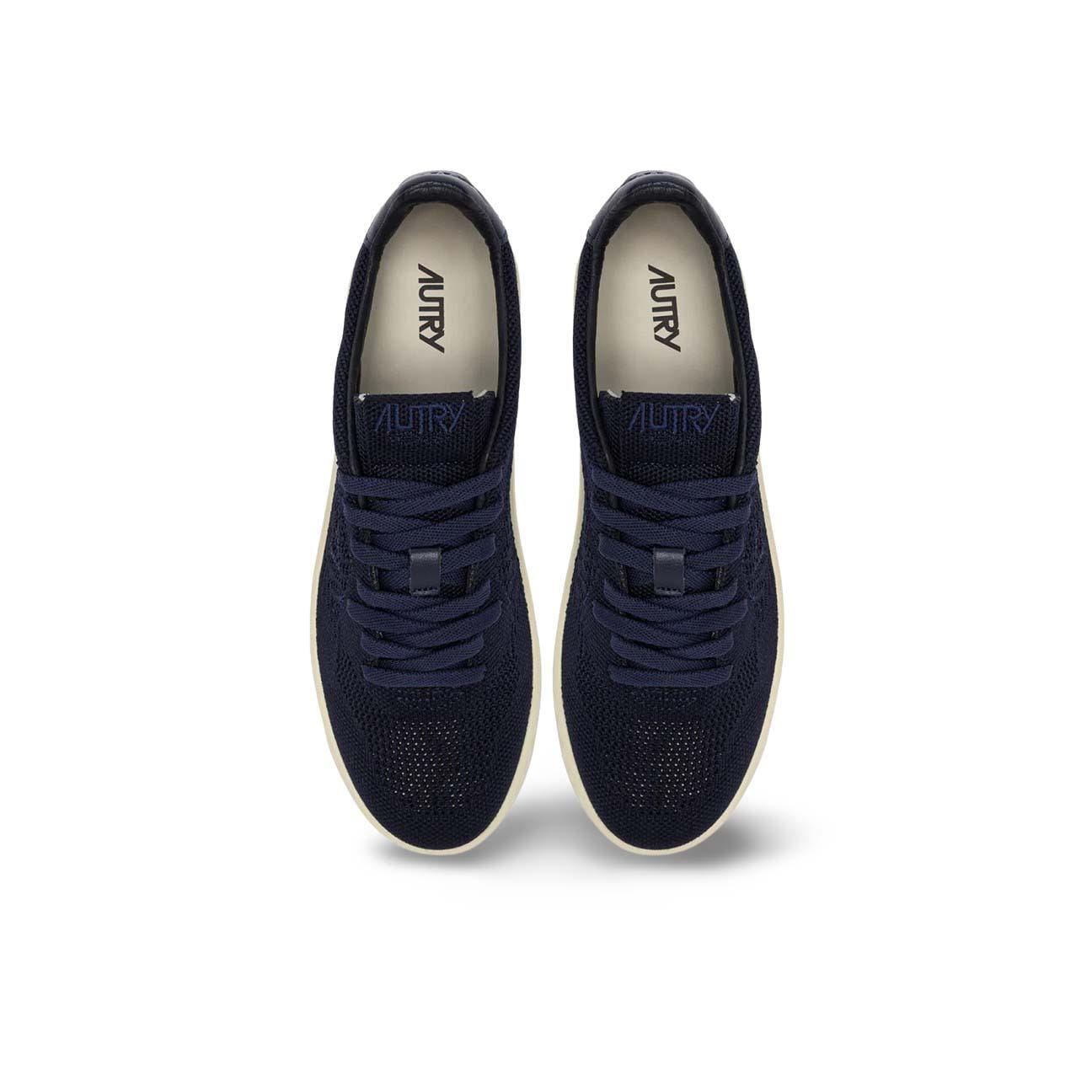 AUTRY Sneakers uomo Medalist Easeknit KB05 low Marrone e Avorio
