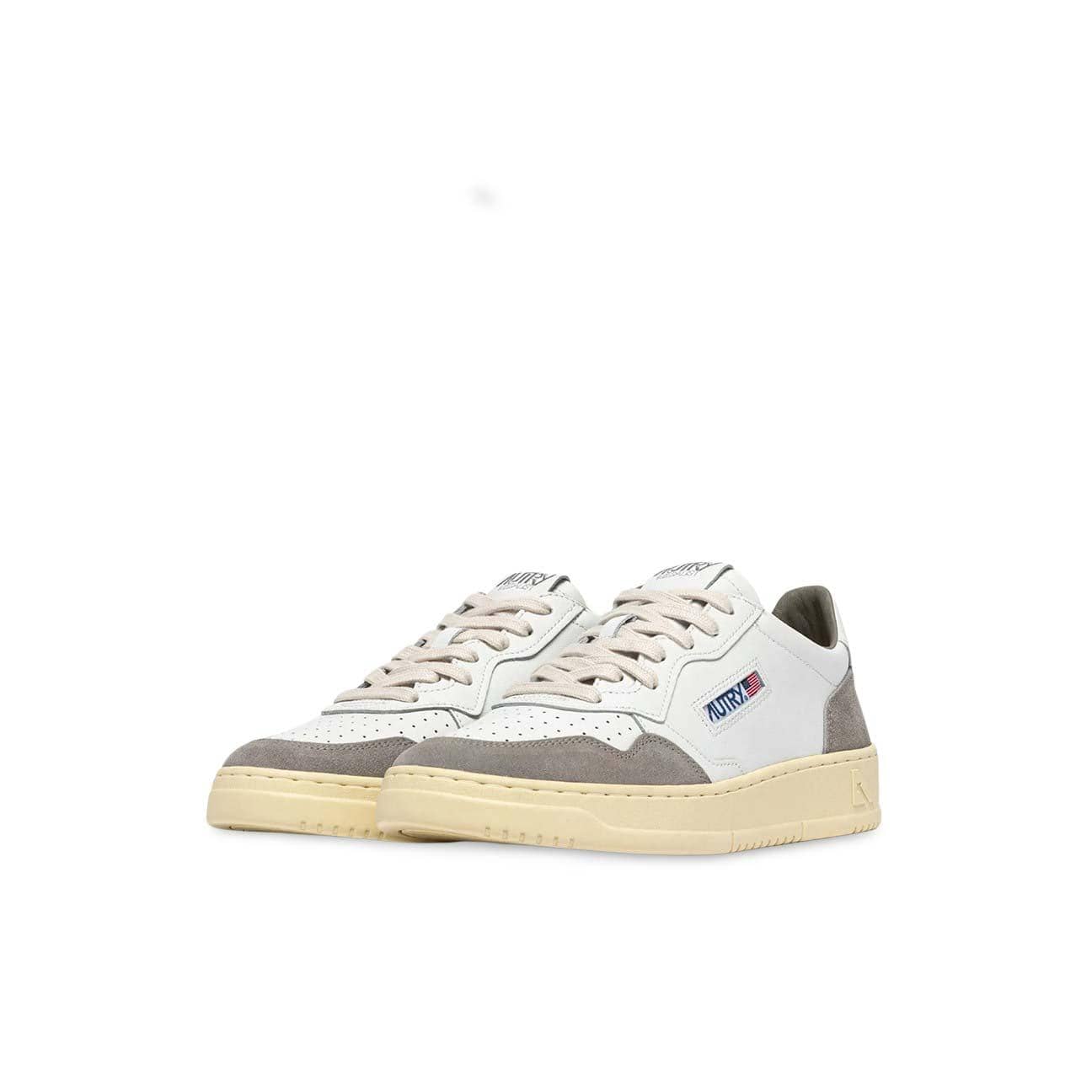 AUTRY Sneakers uomo Medalist FT01 Bianco e Grigio