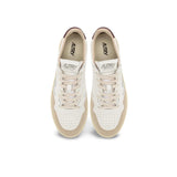 AUTRY Sneakers uomo Medalist Low Bianco e Bordeaux