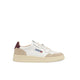 AUTRY Sneakers uomo Medalist Low Bianco e Bordeaux