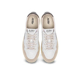AUTRY Sneakers uomo Medalist Low Bianco e Morel