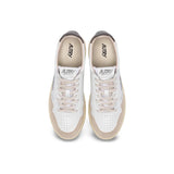 AUTRY Sneakers uomo Medalist Low Bianco e Morel