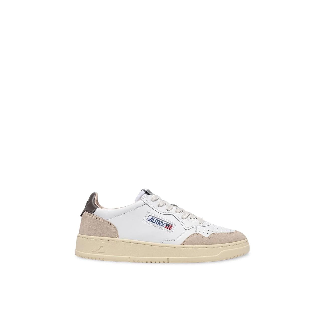 AUTRY Sneakers uomo Medalist Low Bianco e Morel
