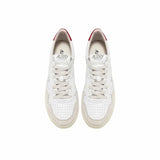 AUTRY Sneakers uomo Medalist Low Bianco e Rosso
