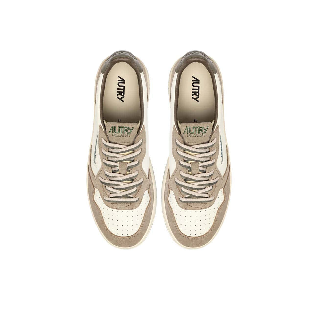 AUTRY Sneakers uomo Medalist Low Bw07 Verde Militare