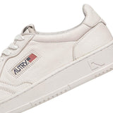 AUTRY Sneakers uomo Medalist Low in nappa Soft Bianco Ottico