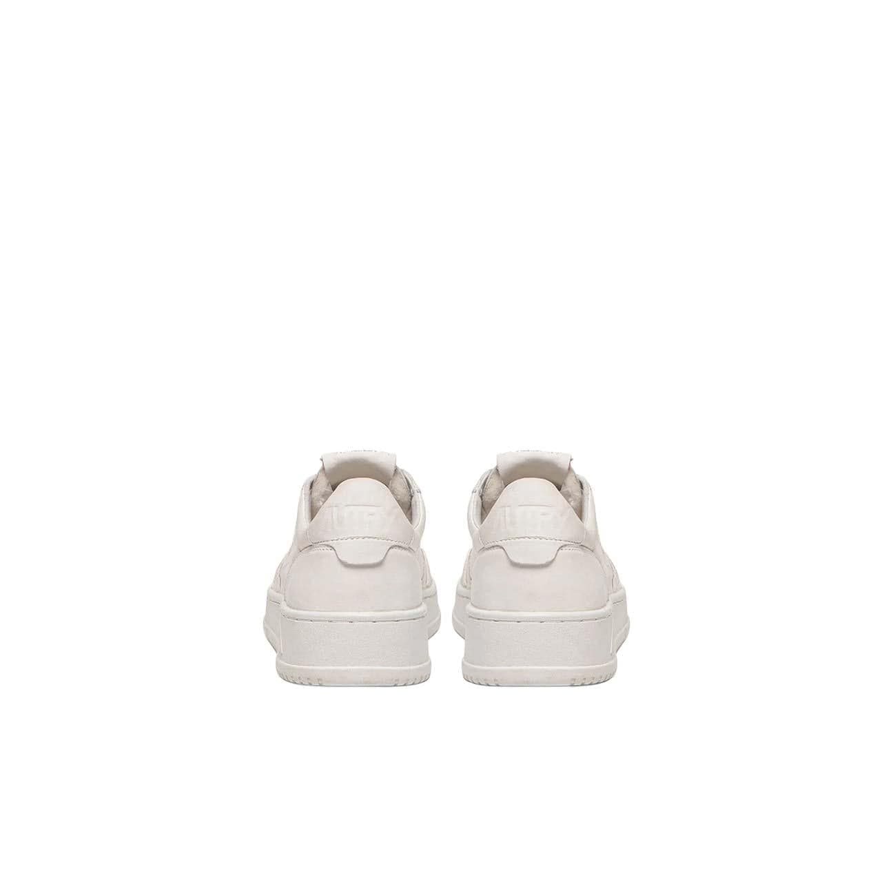 AUTRY Sneakers uomo Medalist Low in nappa Soft Bianco Ottico