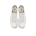 AUTRY Sneakers uomo Medalist Low in pelle Bianco e Pine