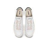 AUTRY Sneakers uomo Medalist Low in pelle Bianco e Pine