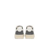 AUTRY Sneakers uomo Medalist Low in pelle e suede Bianco e Morel