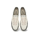 AUTRY Sneakers uomo Medalist Low in pelle e suede Bianco e Morel