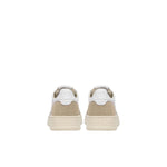 AUTRY Sneakers uomo Medalist Low in pelle e suede Bianco e Sand