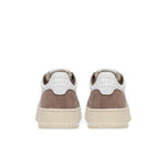 AUTRY Sneakers uomo Medalist Low in pelle e suede Bianco e Tobacco