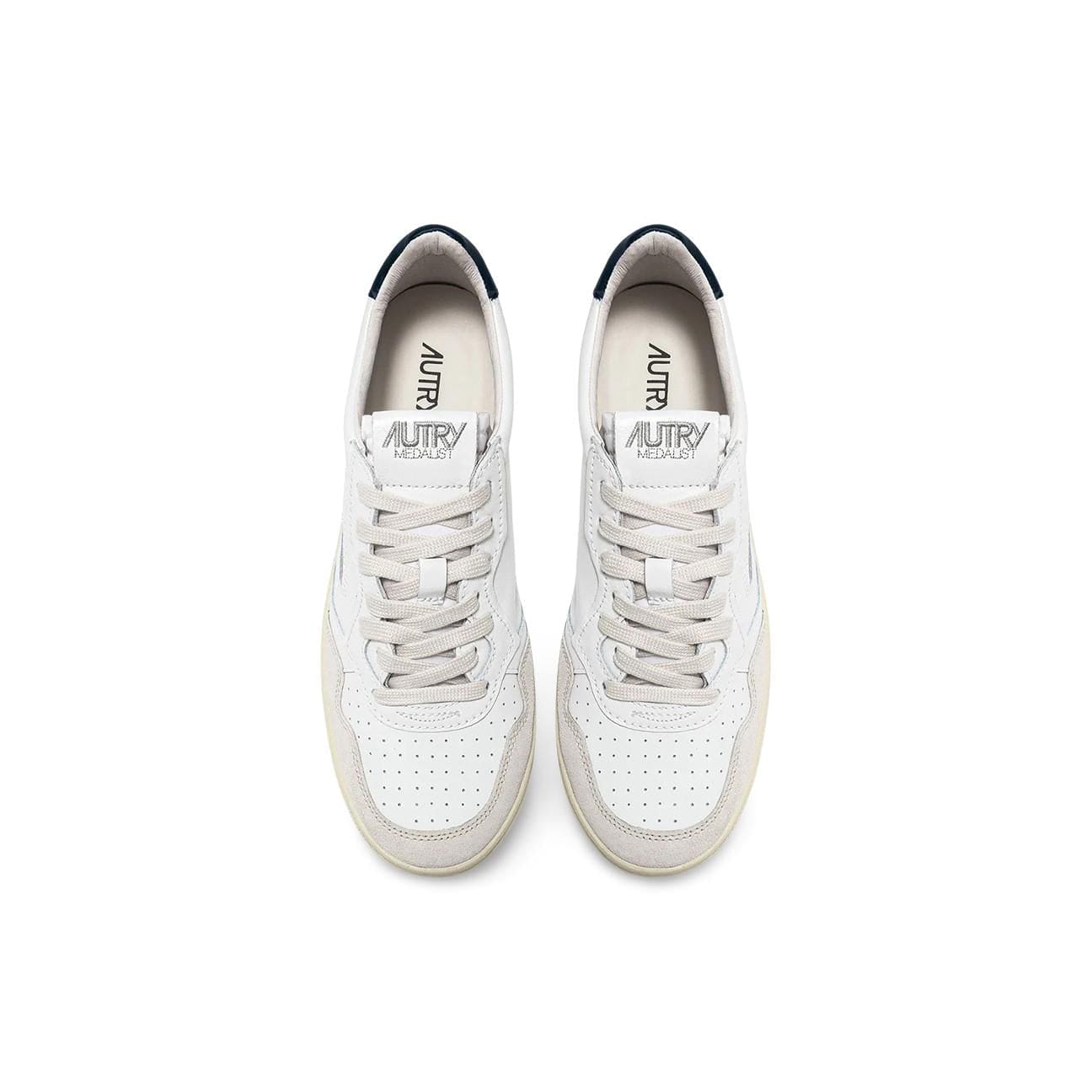 AUTRY Sneakers uomo Medalist Low in pelle e suede Blue