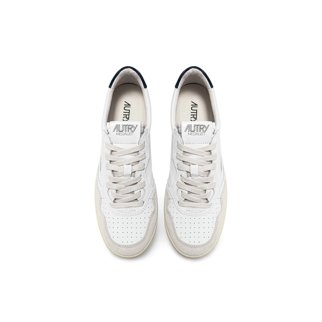 AUTRY Sneakers uomo Medalist Low in pelle e suede Blue