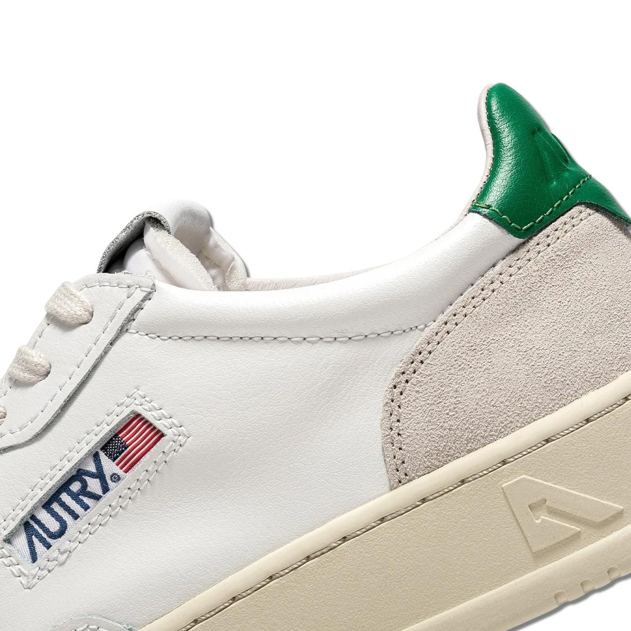 AUTRY Sneakers uomo Medalist Low in pelle e suede Verde