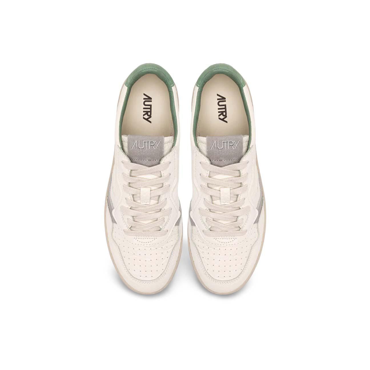 AUTRY Sneakers uomo Medalist Low in pelle Ensign Verde