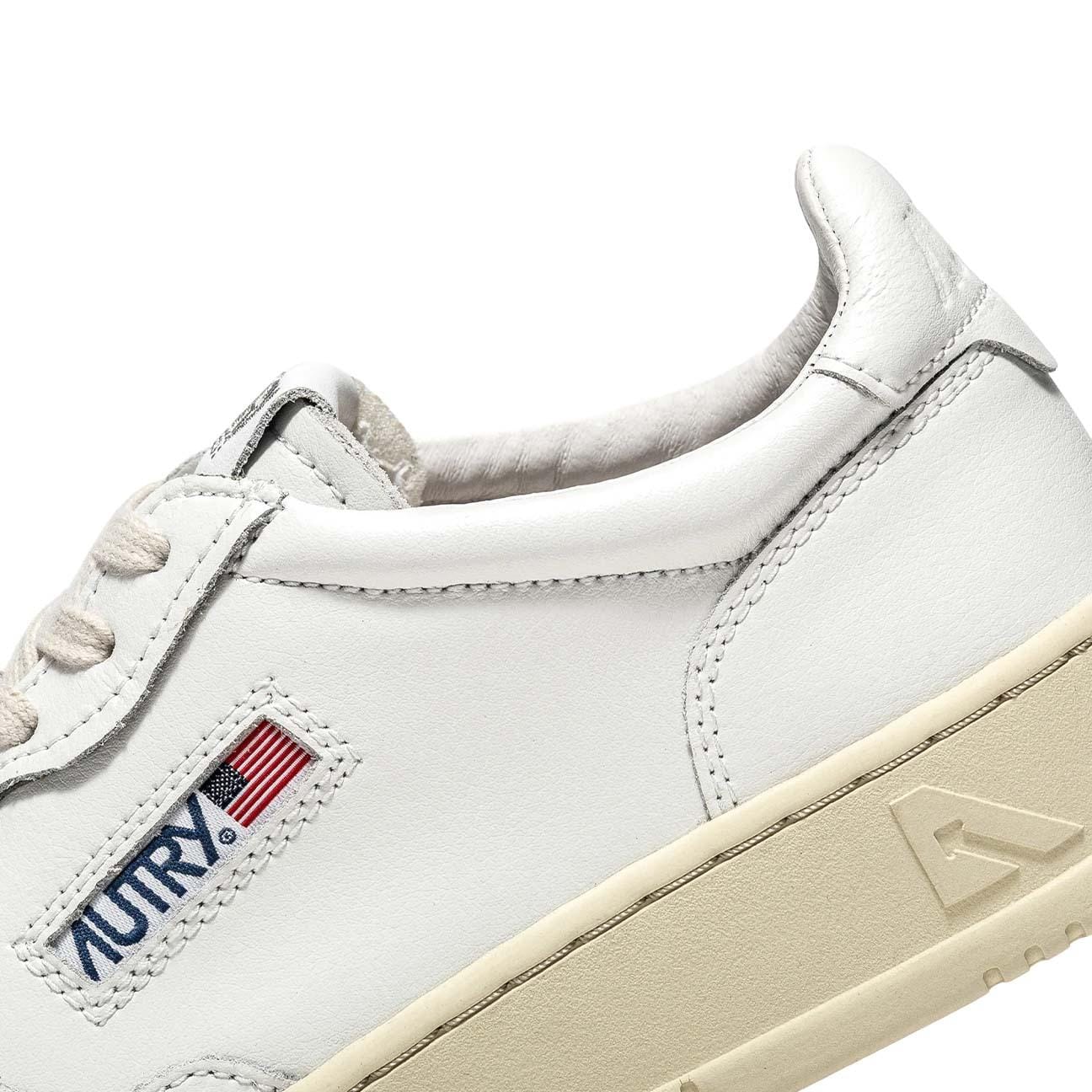 AUTRY Sneakers uomo Medalist Low LL15  in pelle Bianco