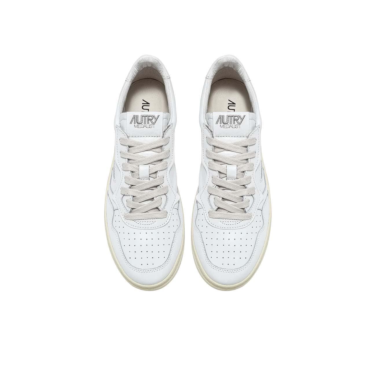 AUTRY Sneakers uomo Medalist Low LL15  in pelle Bianco