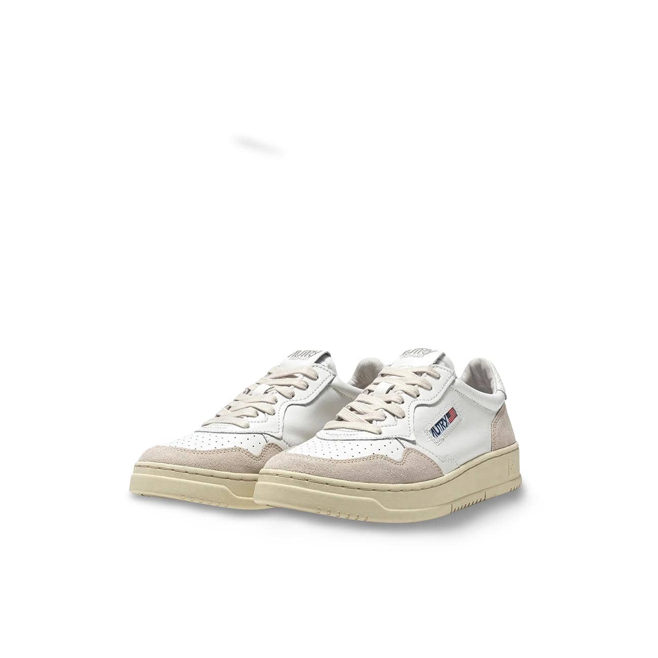 AUTRY Sneakers uomo Medalist Low LS33  in pelle e suede Bianco
