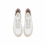 AUTRY Sneakers uomo Medalist Low LS43  in pelle e suede Rosso