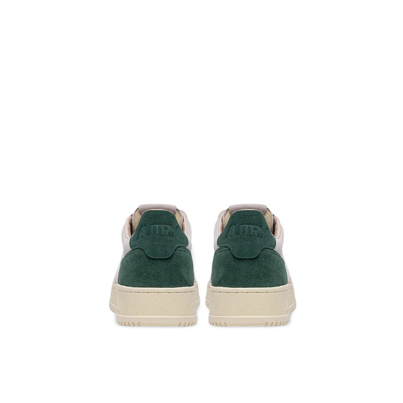 AUTRY Sneakers uomo Medalist Low suede tricolor Verde
