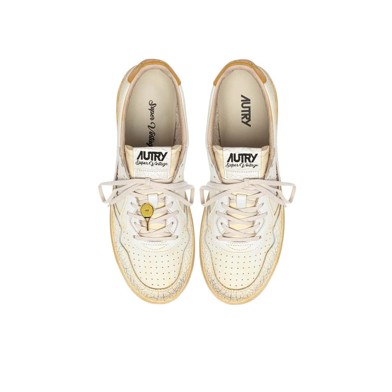 AUTRY Sneakers uomo Medalist Low Super Vintage Giallo