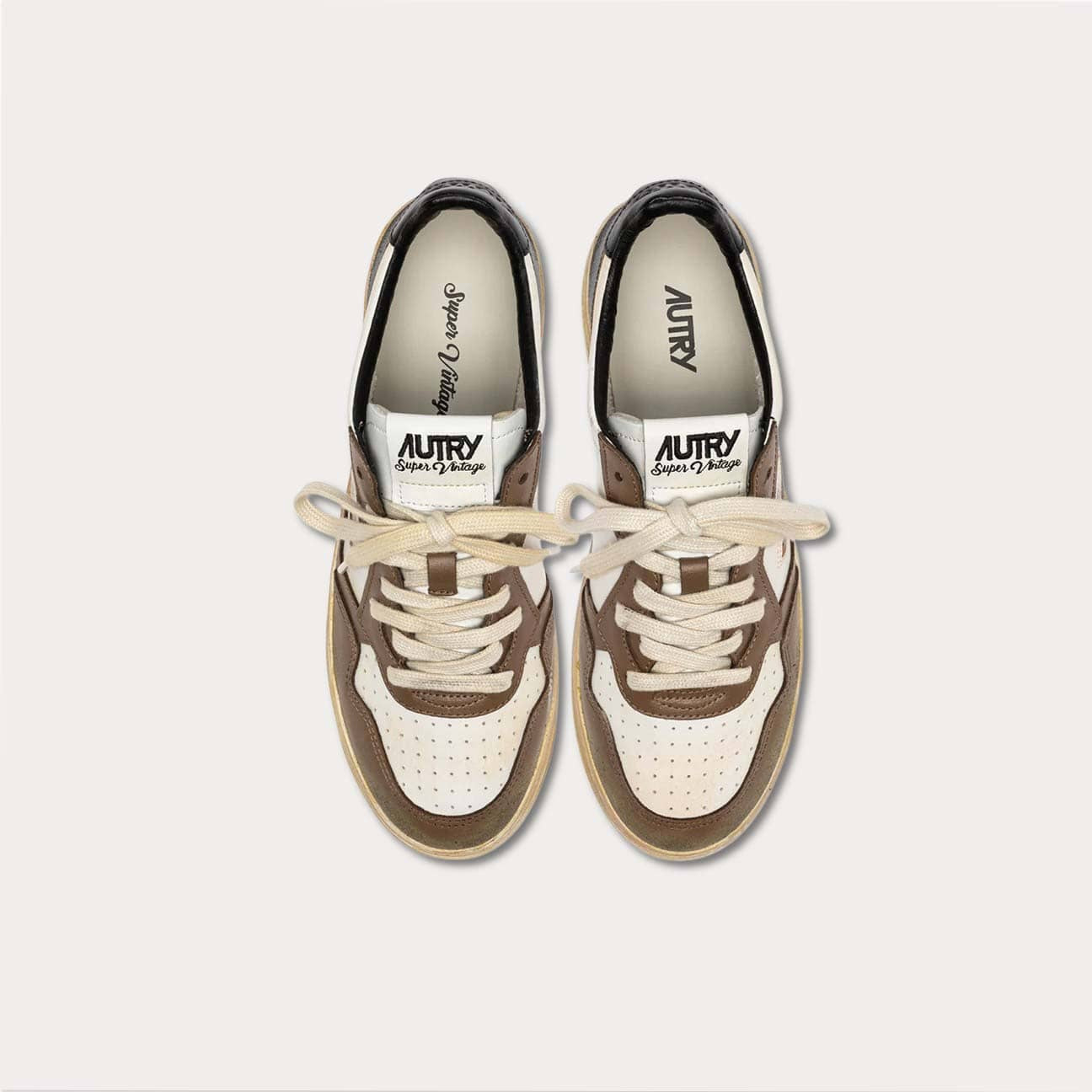 AUTRY Sneakers uomo Medalist Low Super Vintage SV60 Tabacco