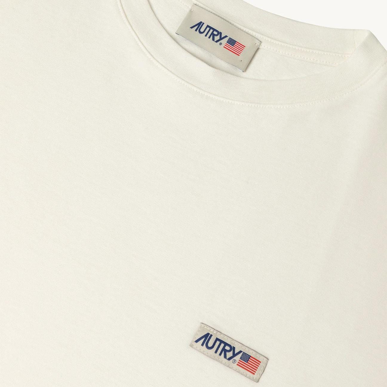 AUTRY T-Shirt uomo girocollo Bianco