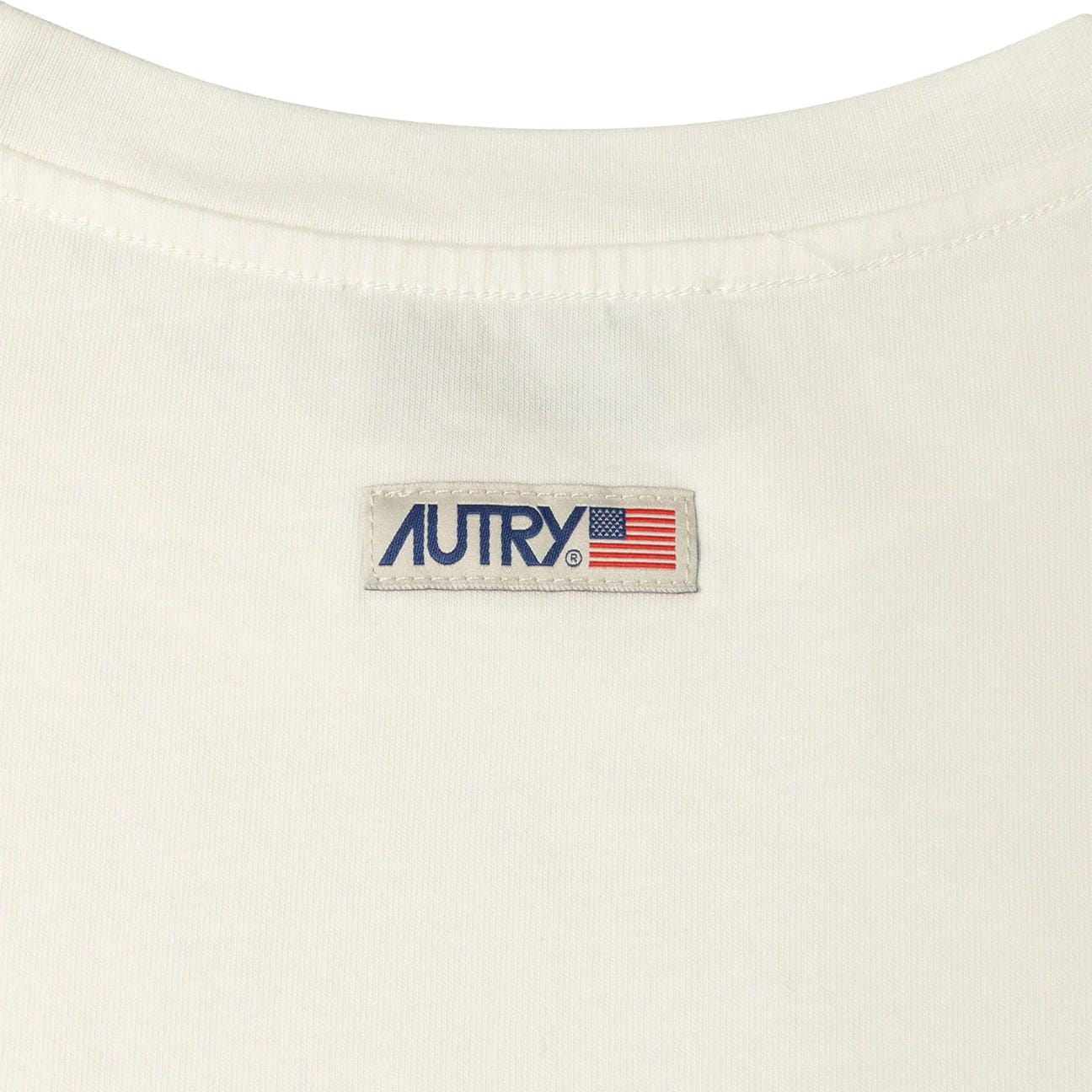 AUTRY T-Shirt uomo girocollo Bianco