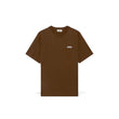 Braunes Herren-T-Shirt mit Rundhalsausschnitt