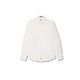 B.D. BAGGIES Camicia uomo in lino Bradford Bianco