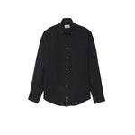 B.D. BAGGIES Camicia uomo in lino Bradford Nero