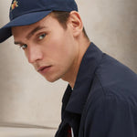 BARACUTA Cappello Baseball con Logo Blue