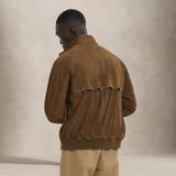 BARACUTA Giacca uomo in camoscio G9 Dark Olive