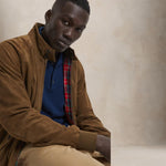 BARACUTA Giacca uomo in camoscio G9 Dark Olive