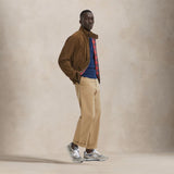 BARACUTA Giacca uomo in camoscio G9 Dark Olive