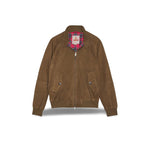 BARACUTA Giacca uomo in camoscio G9 Dark Olive