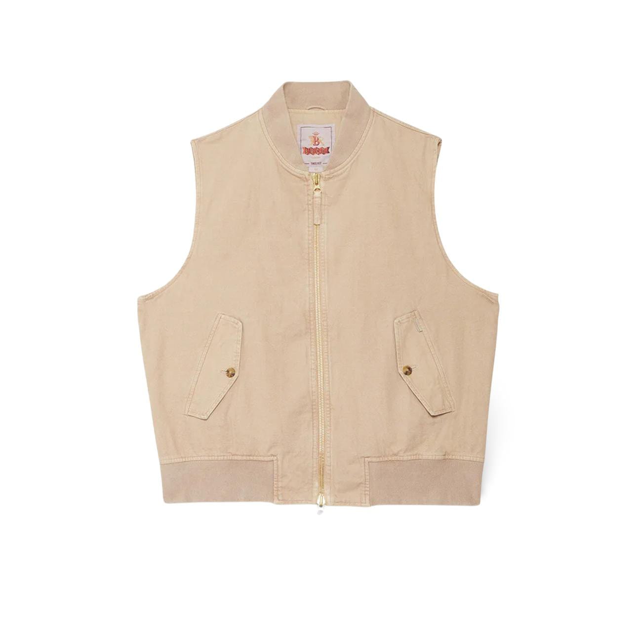 BARACUTA Gilet uomo in canvas GD Vest Khaki