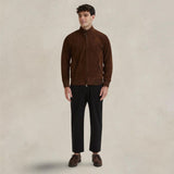 BARACUTA Giubbotto uomo G9 in pelle scamosciata Chocolate