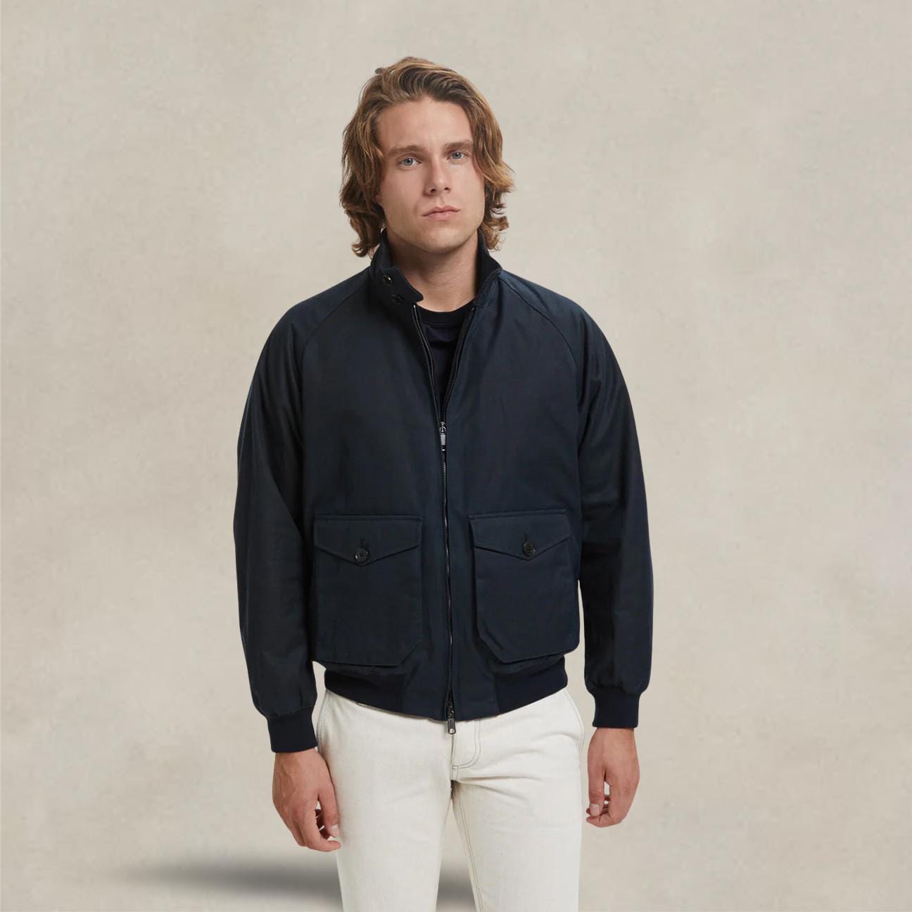 BARACUTA Giubbotto uomo G9 Waxed Blue