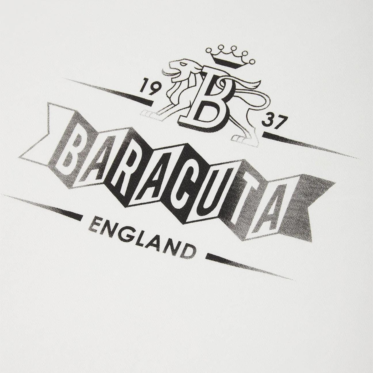 BARACUTA T-Shirt uomo con logo Bianco