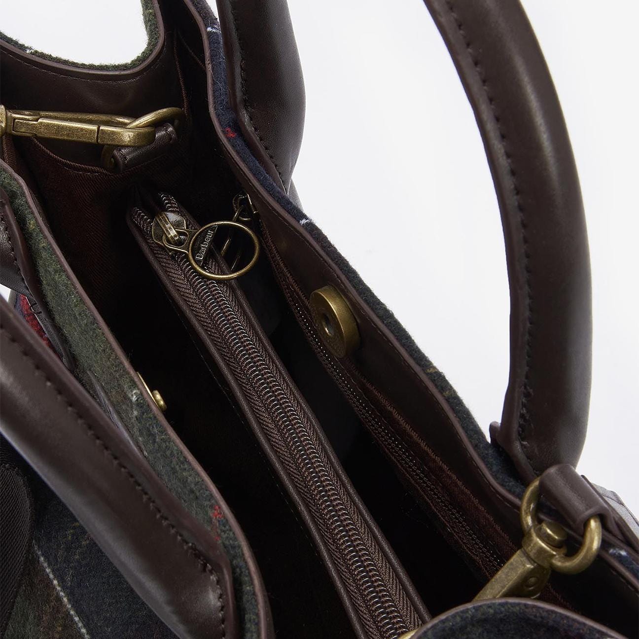 BARBOUR barrhill tartan tote bag